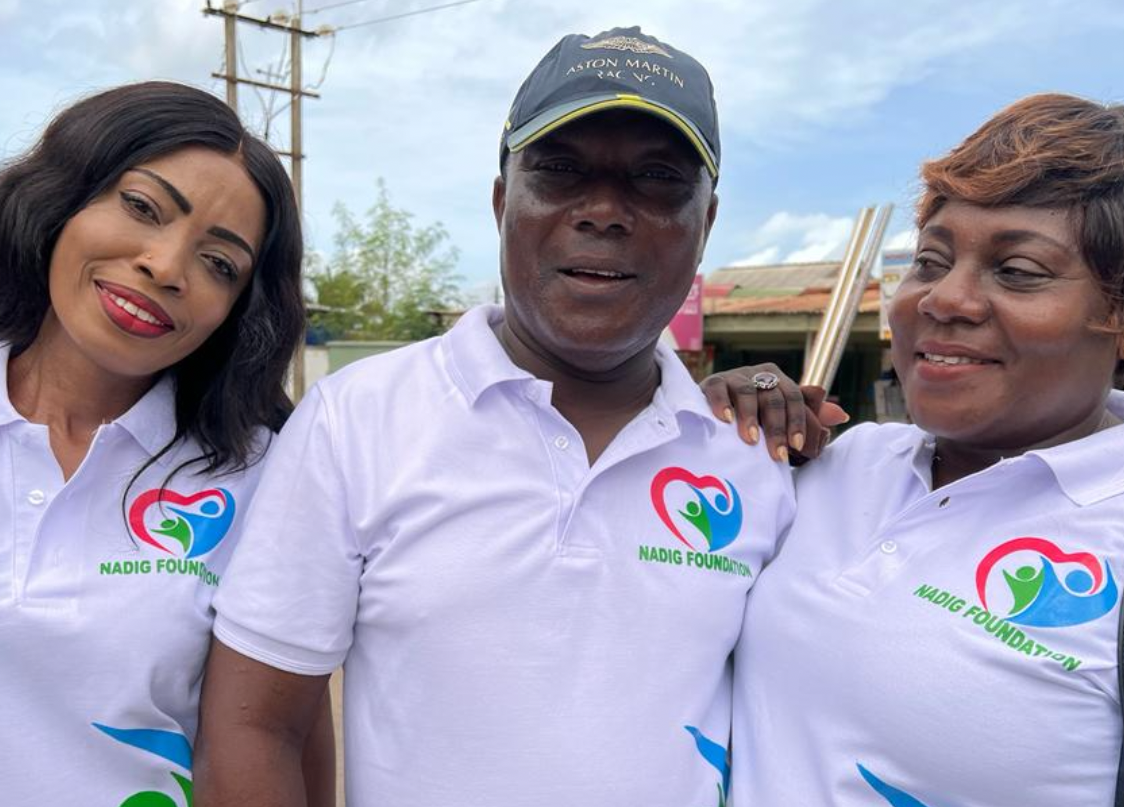 Activiteit van Nadig Charity Foundation in Ghana